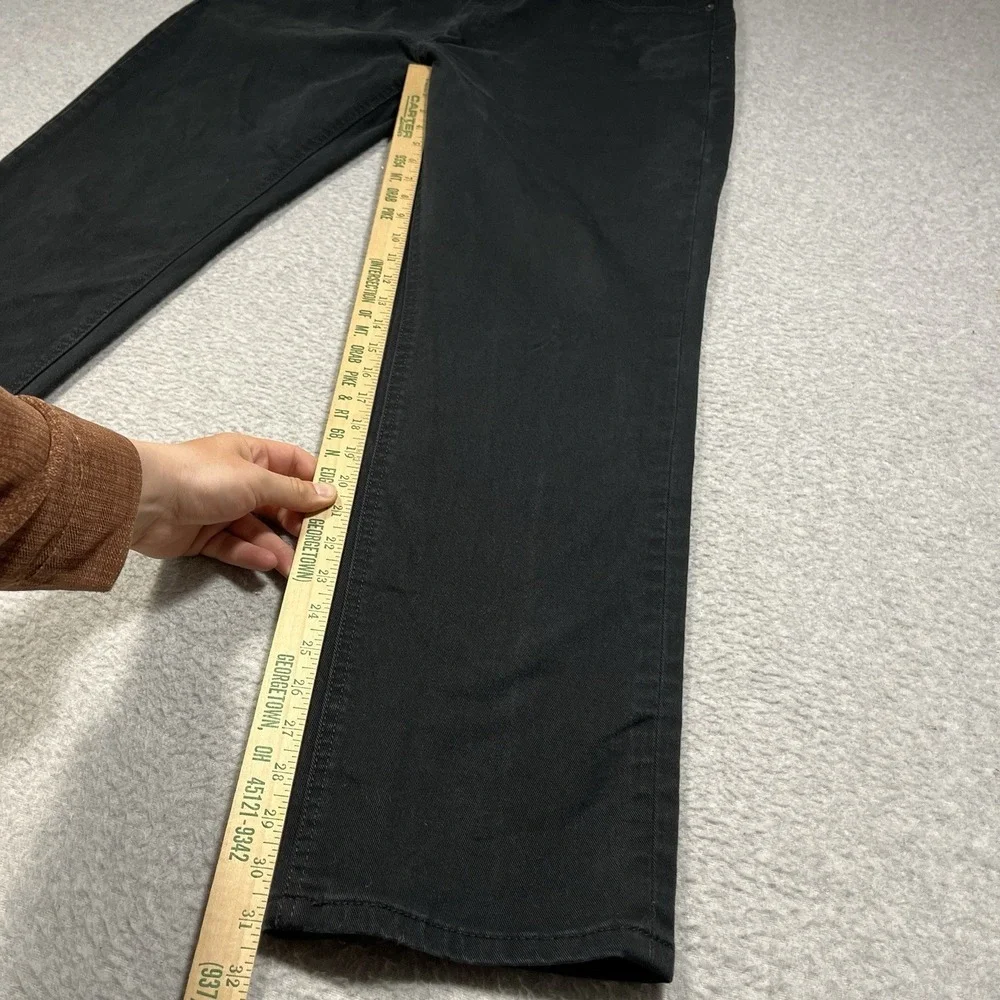 Levis Jeans Mens 38x32 (Fit 38x31) Black 541 Atheltic Fit Denim Dark Logo Cotton